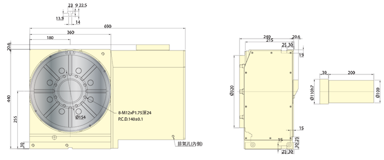江蘇滾齒凸輪江蘇分度盤尺寸圖