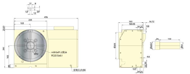 江蘇滾齒凸輪江蘇分度盤尺寸圖